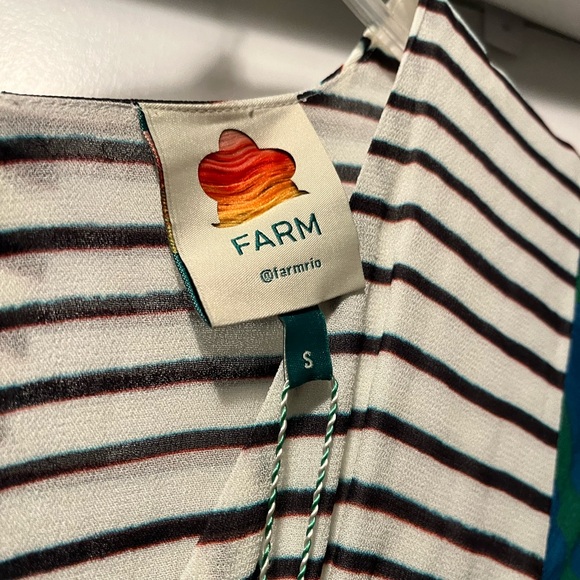 FARM Rio Multicolor Striped Maxi Dress - Picture 12 of 14